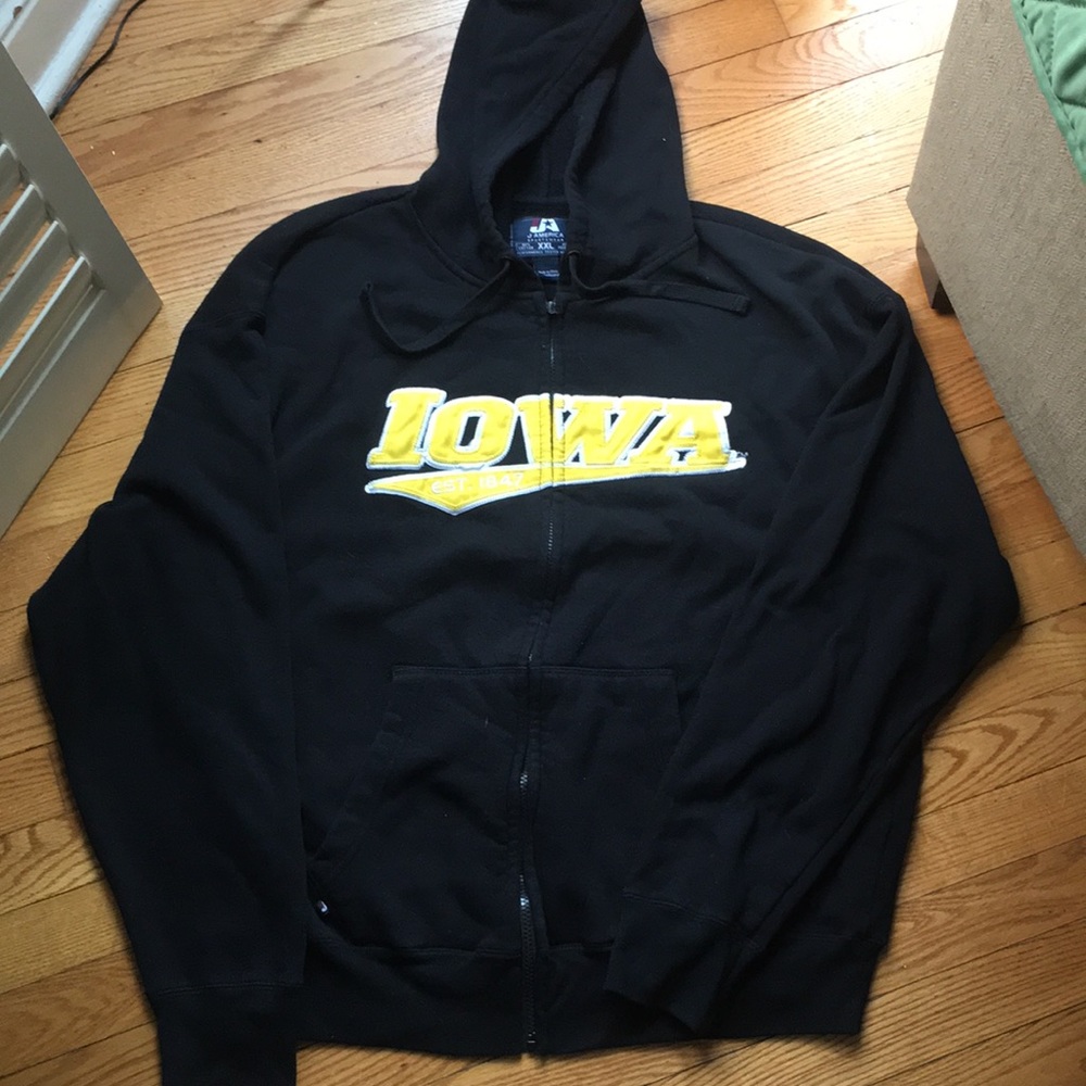J America Sportswear Iowa Hoodie with zipper